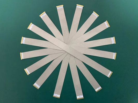 Isolatiemateriaal PET 0,5 mm Flat FFC Cable UL20624 80c 60v 20 Pin FPC Ribbon Cable
