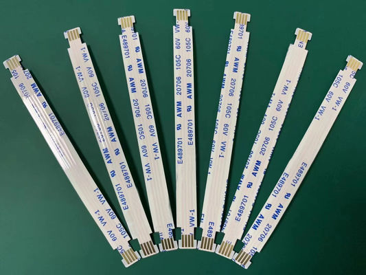 Isolatiemateriaal PET Parallel Ribbon Cable 1mm 1.25mm Pitch Custom FFC Cable
