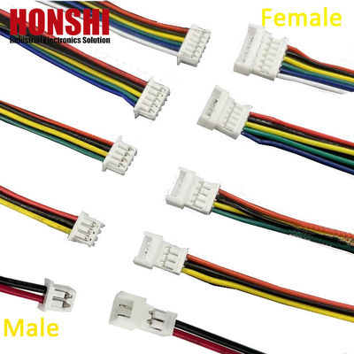 Terminal Draad Harness Assembly Man en Vrouw Elektronische draad 1,25 mm Pitch