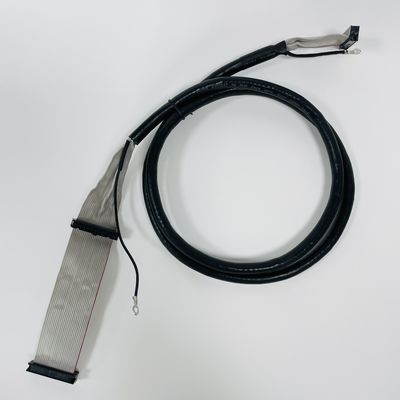 2.54mm pitch black ribbon platte kabel met UL2651 28awg IDC connector
