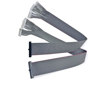 Automobiele platte 1,27 mm pitch ribbon kabel IDC connector naar JST draad harnas