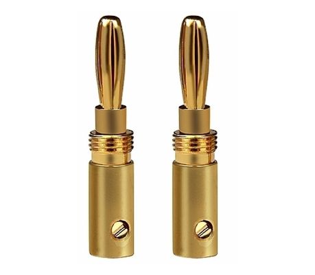 Banana Bullet Plug Connector 2.5mm 3.0mm 3.5mm 4.0mm 4.5mm 5.0mm Met bewerkte pinnen