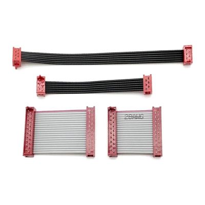 Automobiele platte 1,27 mm pitch ribbon kabel IDC connector naar JST draad harnas