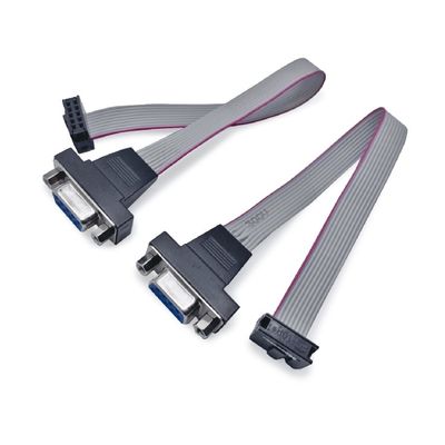 Automobiele platte 1,27 mm pitch ribbon kabel IDC connector naar JST draad harnas
