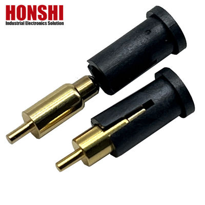 2.8mm Pogo Pin Connector Dip Type Gouden beklede Messing Pogo Pin