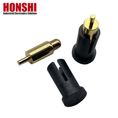 2.8mm Pogo Pin Connector Dip Type Gouden beklede Messing Pogo Pin