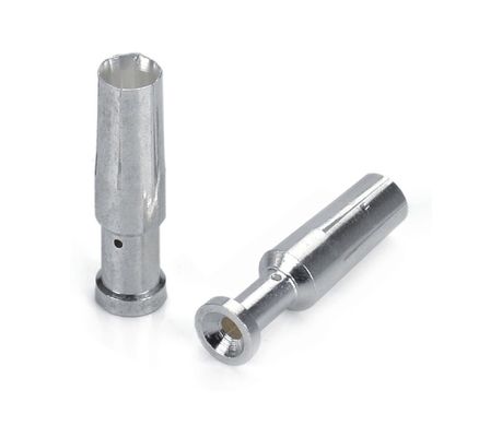 Messing Tilting Coil Spring Pin Customized Size High Current Energy Storage Connector