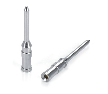 Messing Tilting Coil Spring Pin Customized Size High Current Energy Storage Connector