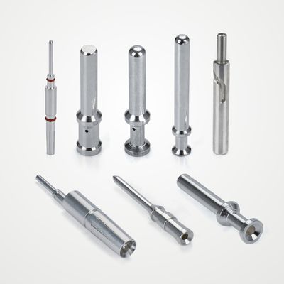 Messing Tilting Coil Spring Pin Customized Size High Current Energy Storage Connector