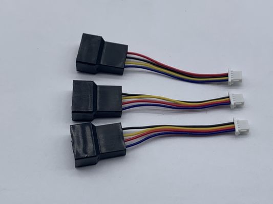 Gepersonaliseerde JST SM2.5 4 Pin To JST SH1.0 4 Pin Draad Harness Met Tin Plated Conductor