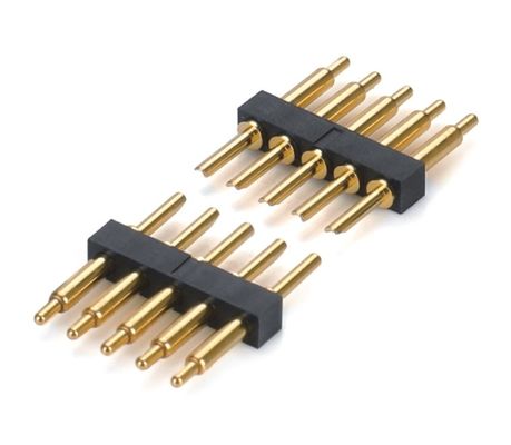 2.0mm Pitch H2.5mm Mannelijke Pogo Pin Connector Voor PCB Dual Row 20pin Straight Dip