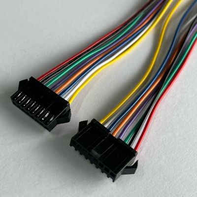 Aanpasbare JST SM2.5 8 pin connector elektrische draad harnas assemblage ul1007 24awg