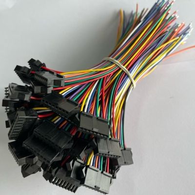 Aanpasbare JST SM2.5 8 pin connector elektrische draad harnas assemblage ul1007 24awg