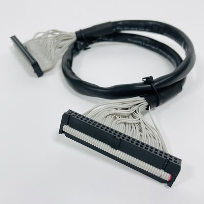 Auto IDC Flat Ribbon Cable 2,54 mm Pitch Isolatie Materiaal PVC Polyester