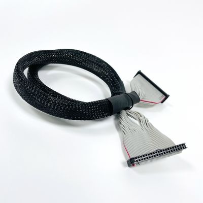 Auto IDC Flat Ribbon Cable 2,54 mm Pitch Isolatie Materiaal PVC Polyester