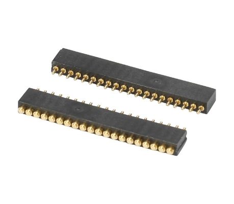 1.27mm H3.8mm Pogo Pin Connector Messing C6801 Materiaal 12 pin connector met precisie