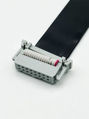 16 pin IDC Flat PVC Ribbon Cable met 2,54 mm pitch connector aangepaste lengte