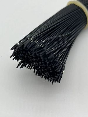 2.54mm Pitch 4 Pin Dupont kabel assemblage UL1007 24awg Zwart aangepaste lengte