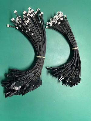 Gepersonaliseerde lengte elektrische draad harnas Dupont 4 pin naar JST SH 1.0 4 pin connector
