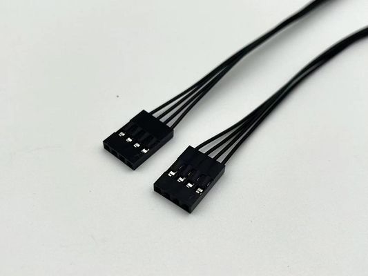 Gepersonaliseerde lengte elektrische draad harnas Dupont 4 pin naar JST SH 1.0 4 pin connector
