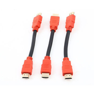 Goudgeplatte gevormde kabelverzameling 4K HDTVI 1.4 2.0 Kabel 30AWG Voor pc-tv