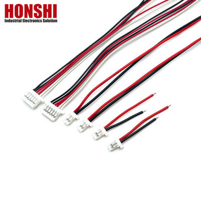 Elektronisch draadgordelassemblage 2 3 4 pin JST-connector en OEM-kabel specificaties
