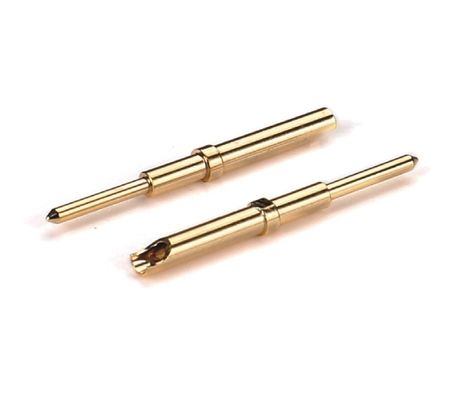 Goudgeplatteed Messing CNC-bewerkte pinnen Hoogprecisie Koperen Pin Connector