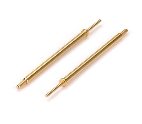 Verbindingsspenen 2.0x18.5 mm Goud beklede terminalspeld Messing contactpuntspeld
