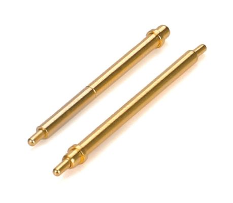 Verbindingsspenen 2.0x18.5 mm Goud beklede terminalspeld Messing contactpuntspeld