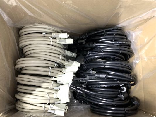 HPDB 100 Pin MDR Connector SCSI Kabel Assemblage Zwarte draad Met Messing Contactmateriaal