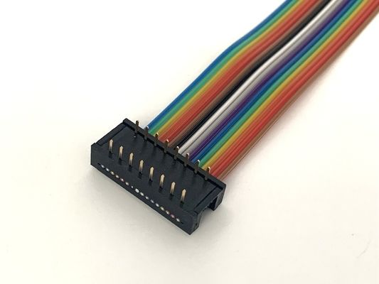 DIP Plug Grijze platte kabel assemblage 16 pin lint kabel UL2651 28awg 2.54mm Pitch