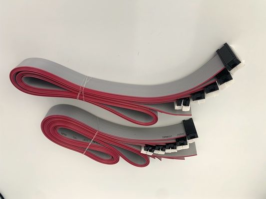 DIP Plug Grijze platte kabel assemblage 16 pin lint kabel UL2651 28awg 2.54mm Pitch