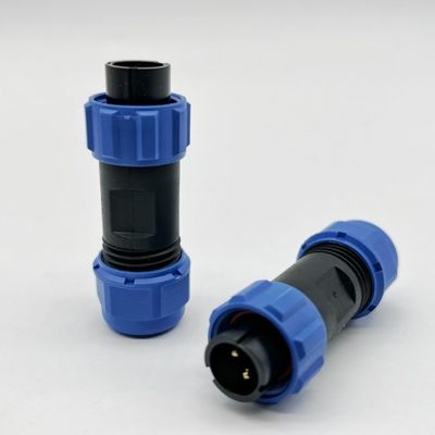 Waterdicht IP67 cirkeldraadconnectoren DIN Type Mannelijke stekker 2 3 4 5 6 8 10 12 pin