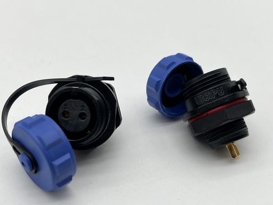 Waterdicht IP67 cirkeldraadconnectoren DIN Type Mannelijke stekker 2 3 4 5 6 8 10 12 pin