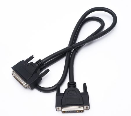 Custom D Sub Cable 13W3 Power Connector Shielded DB9 DB15 Man tot Vrouw Cable
