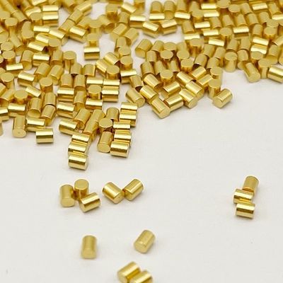 Custom Messing Bewerkte Pins Pad SMT Type Gold Plating 1.5mm Man Voor verbindingen