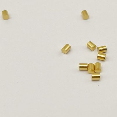 Custom Messing Bewerkte Pins Pad SMT Type Gold Plating 1.5mm Man Voor verbindingen