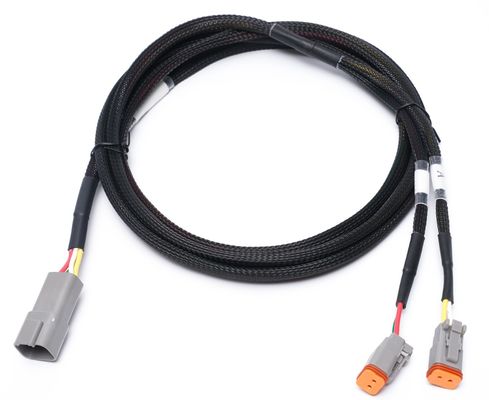 Op maat gemaakte auto bedrading harnas 24 pin Voor 24 - 32AWG draad verbindingen