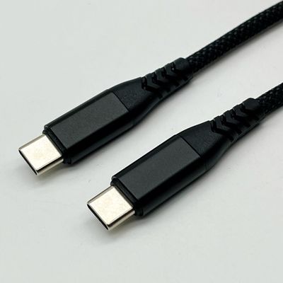 1m zwarte USB-gevormde kabel assemblage UL2725 28Awg voor snelle data synchronisatie en opladen