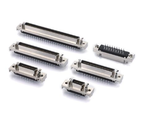 MDR-PCB rechtstreekse SCSI-connector 14 20 26 36 50 pin 68 pin 100 pin