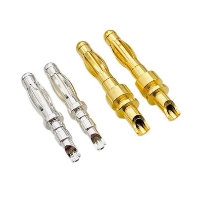 Banana Plug Precision Bewerkte Multilam Pin Contact 4mm Solder Cup Terminatie