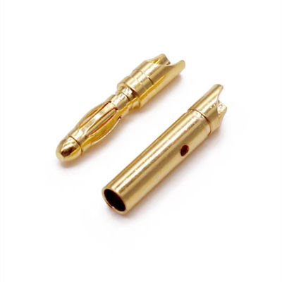 Banana Plug Precision Bewerkte Multilam Pin Contact 4mm Solder Cup Terminatie