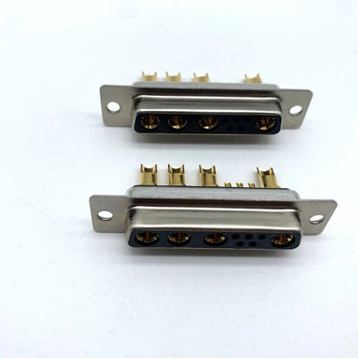 Automobiele D SUB Power Connector 9W4 Vrouwelijke Solder Brass C3604 Voor Kabel