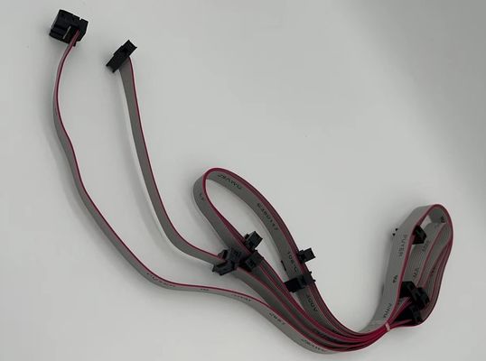 Op maat gemaakte 6 Pin - 64P IDC Flat Cable Assembly 2.54mm Pitch ribbon kabel