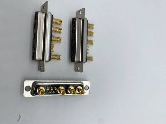 Automobiele D SUB Power Connector 9W4 Vrouwelijke Solder Brass C3604 Voor Kabel