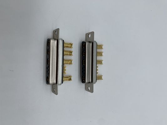 Automobiele D SUB Power Connector 9W4 Vrouwelijke Solder Brass C3604 Voor Kabel