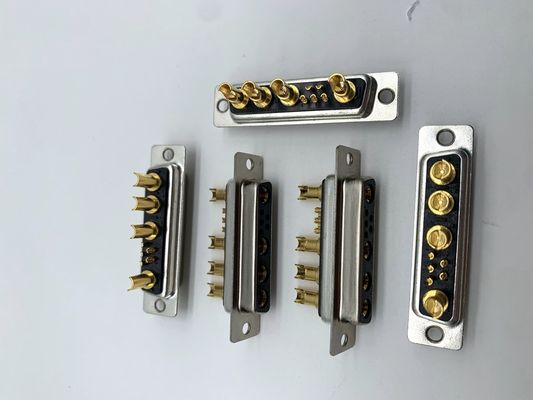 Automobiele D SUB Power Connector 9W4 Vrouwelijke Solder Brass C3604 Voor Kabel