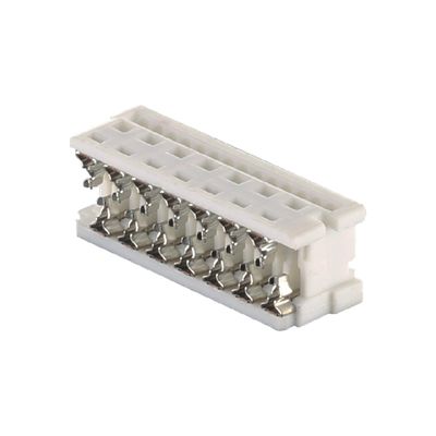 6 tot 24 pin lintkabel 2,54 mm UL2651 Wit IDC lintkabel connectoren