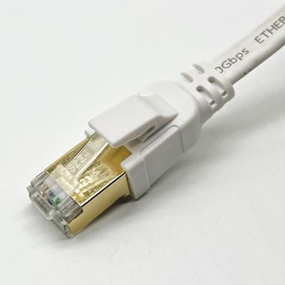 Aangepaste witte 1m Cat8 Ethernet kabel voor netwerkverbinding Rj45 connector Lan kabel