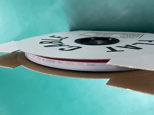 4 pin - 64 pin op maat gemaakte platte kabel grijze toonhoogte 1,27 mm lintkabel 76,5 M/rol